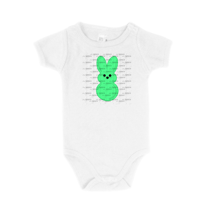 Green Bunny Peep Easter Clipart Sublimation PNG