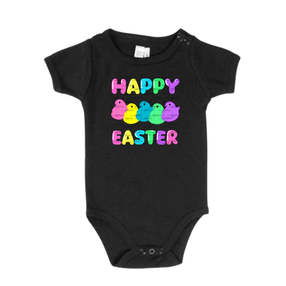 Happy Easter Chick Clipart Sublimation PNG Peeps Chick Colorful Design