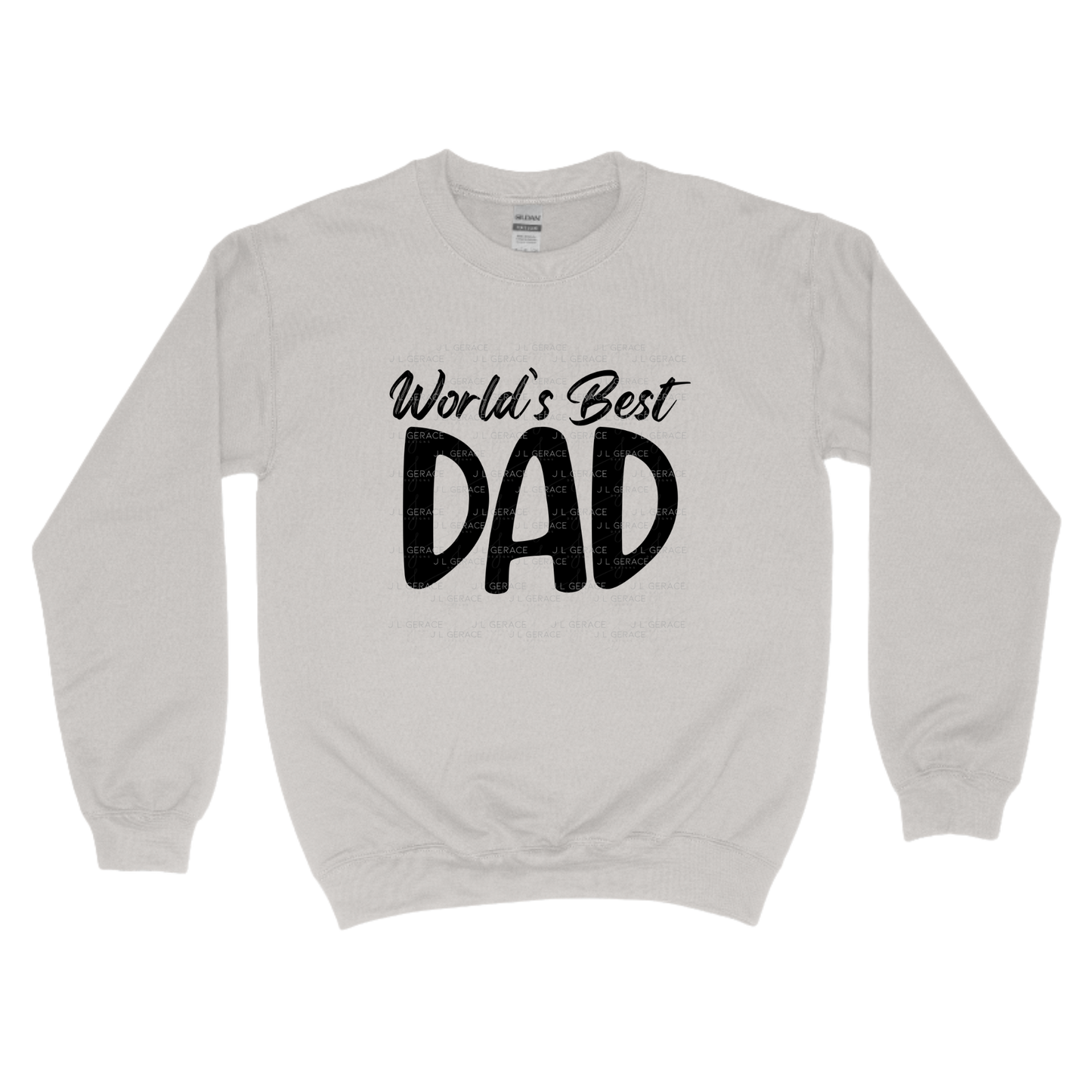 World’s Best Dad PNG – Black Typography Design for Father’s Day
