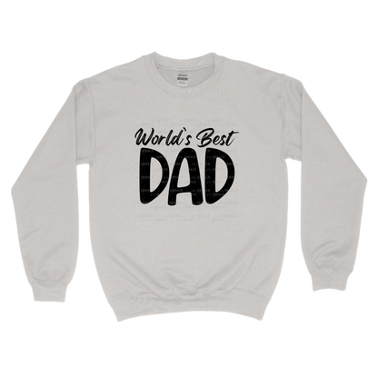 World’s Best Dad PNG – Black Typography Design for Father’s Day
