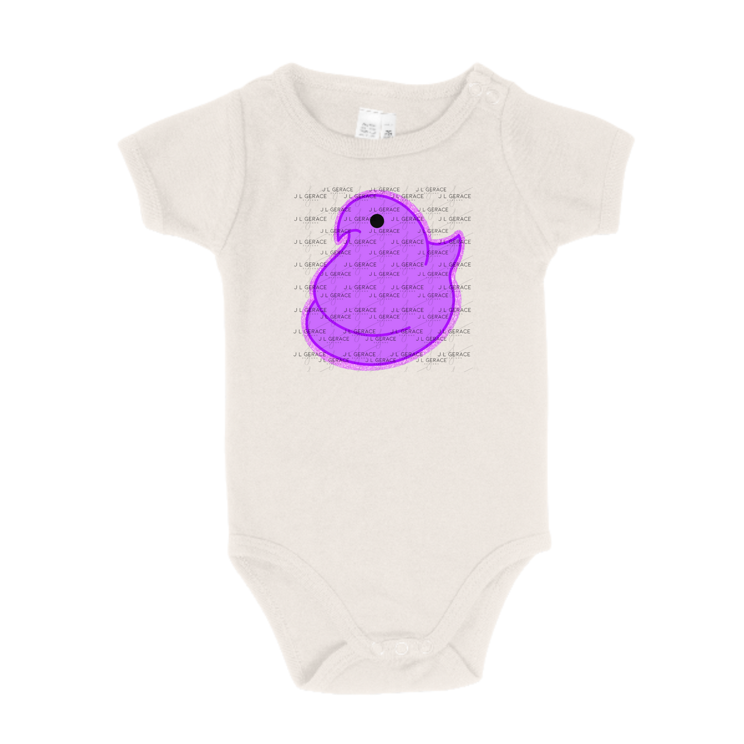 Purple Glitter Easter Peep Chick Clipart Sublimation PNG