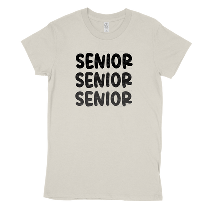 Senior PNG – Bold Black Graduation Lettering Design
