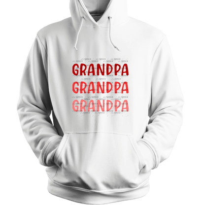 Grandpa PNG – Red Gradient Typography Sublimation Design