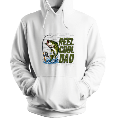 Reel Cool Dad PNG – Bass Fishing Sublimation Design