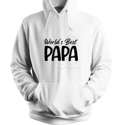 World’s Best Papa PNG – Black Minimalist Typography Design