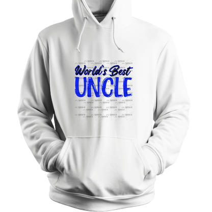 World’s Best Uncle PNG – Blue Glossy Typography Quote Design