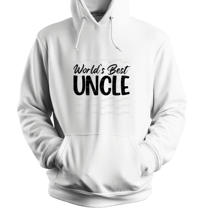 Worlds Best Uncle PNG – Black Glossy Typography Sublimation Design