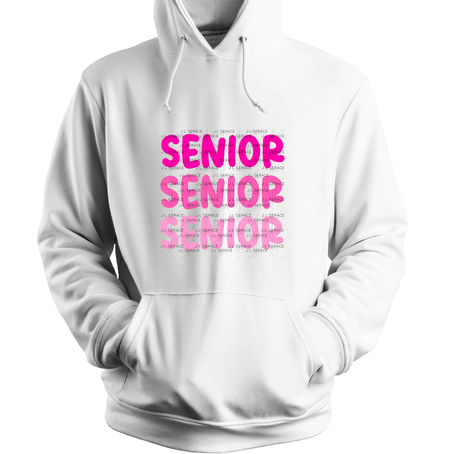 Senior PNG – Pink Ombre Graduation Design for Class of 2026