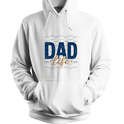 Dad Life PNG – Blue Vintage Typography Sublimation Design