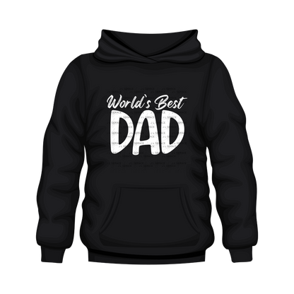 World’s Best Dad PNG – White Minimalist Typography Design for Father’s Day