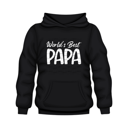 World’s Best Papa PNG – Minimalist Typography Quote Design