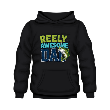 Reely Awesome Dad PNG – Bass Fishing Sublimation Design