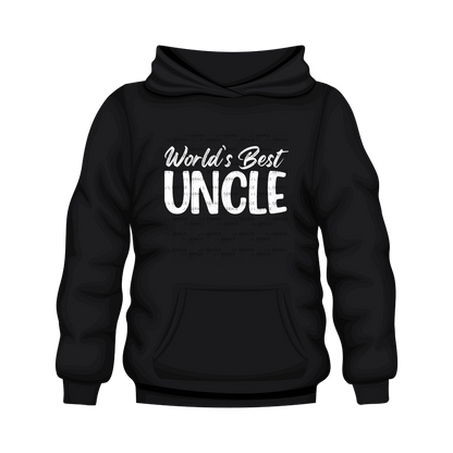 Worlds Best Uncle PNG – White Typography Sublimation Design