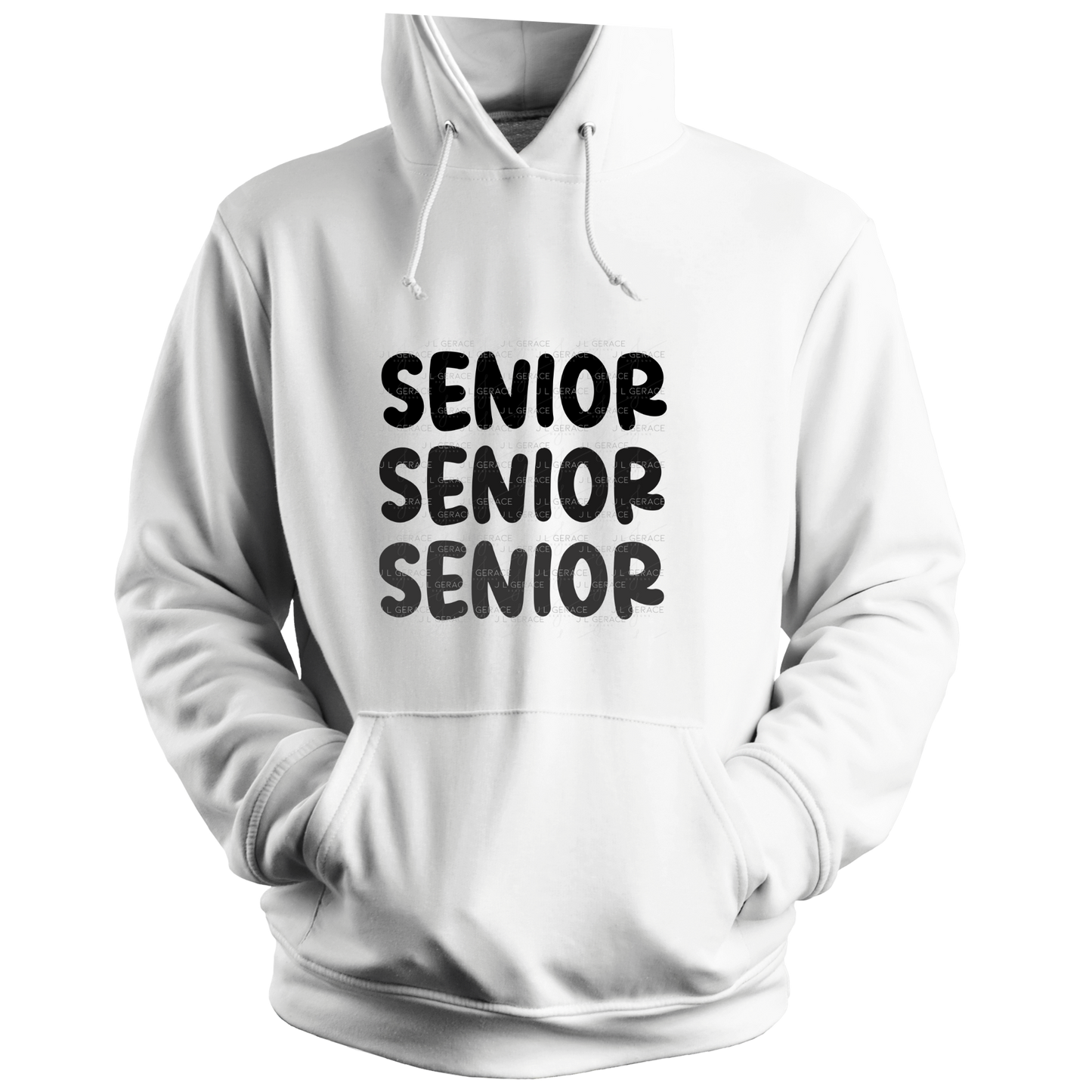 Senior PNG – Bold Black Graduation Lettering Design