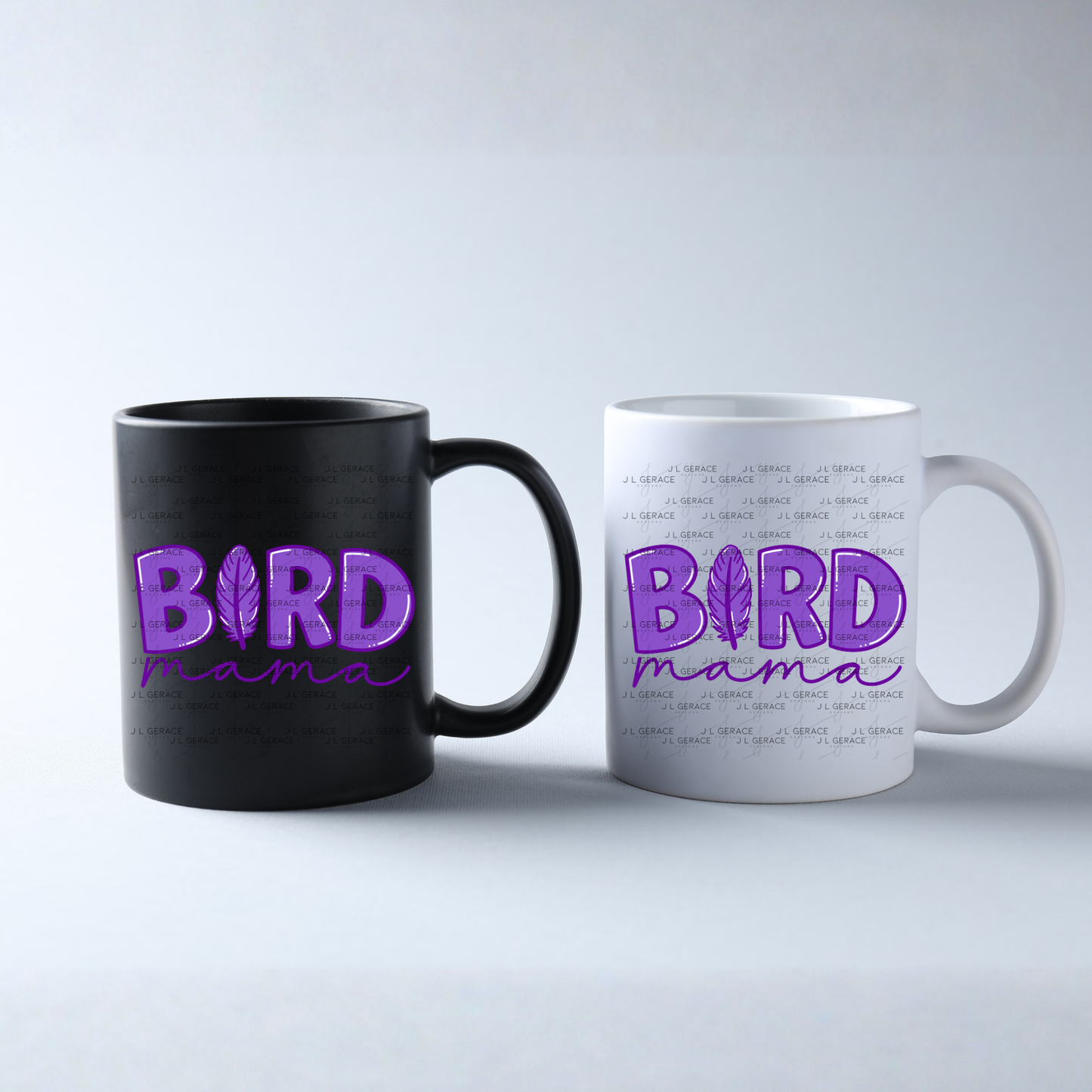 Bird Mama PNG Clipart Sublimation PNG Purple Feather Mom Design Boho Mama Graphic