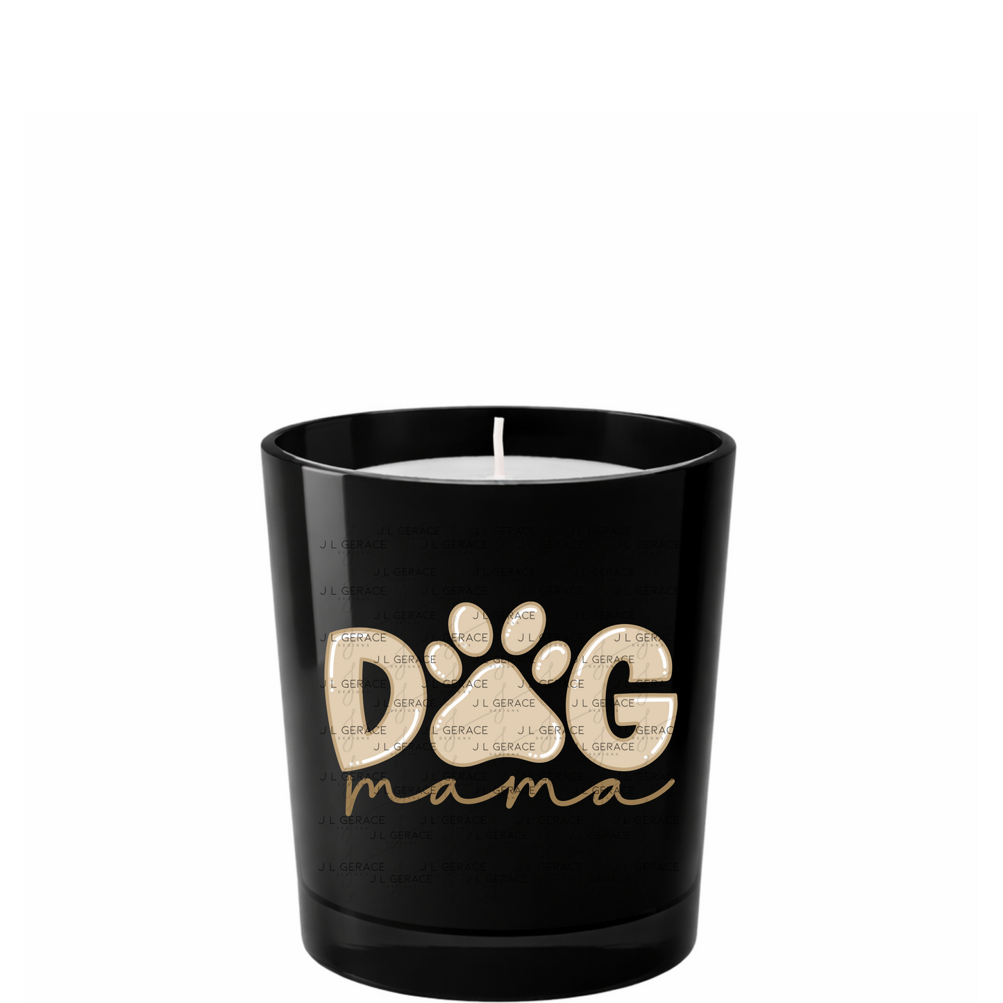 Dog Mama PNG – Neutral Tan Paw Print Sublimation Design