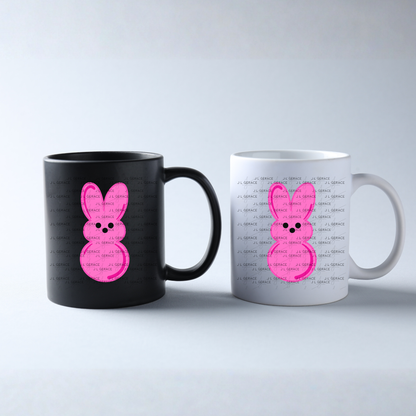 Pink Bunny Peep Easter Candy Clipart Sublimation PNG