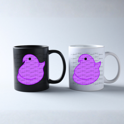 Purple Easter Peep Chick Clipart Sublimation PNG