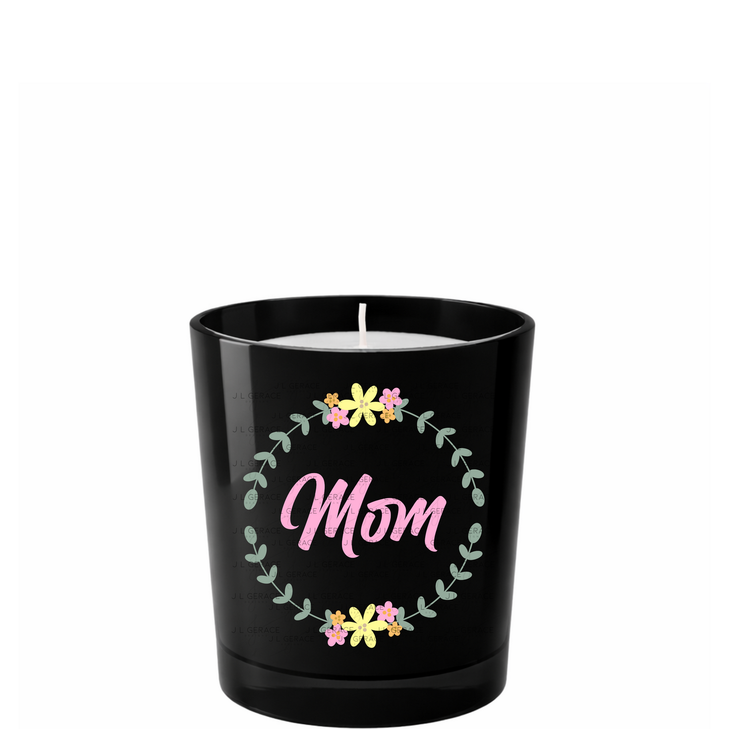 Mom Floral Wreath PNG Design