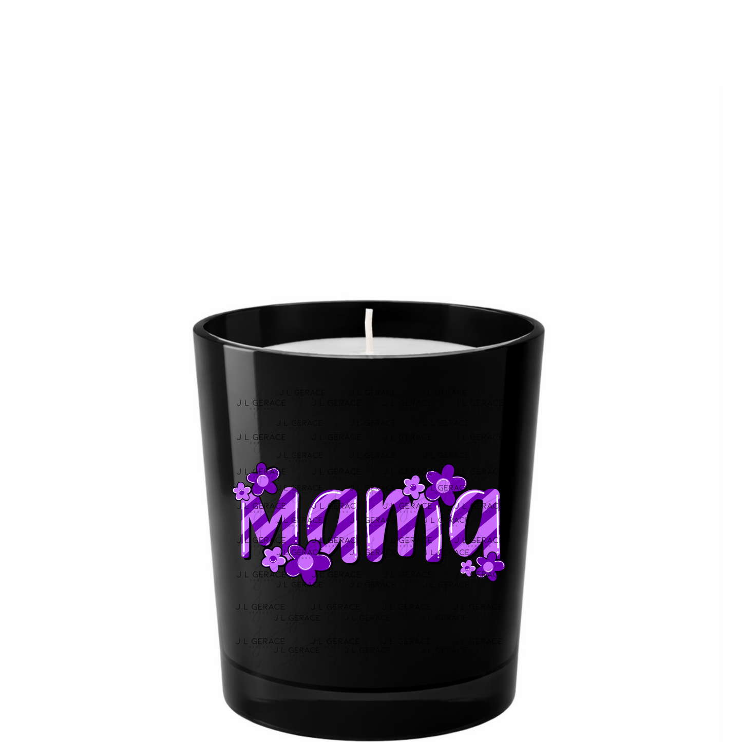 Mama Daisy Floral Purple PNG Design