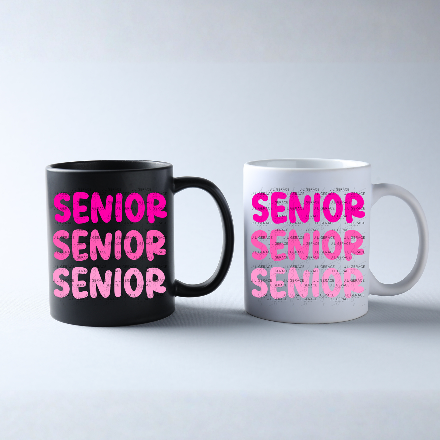 Senior PNG – Pink Ombre Graduation Design for Class of 2026