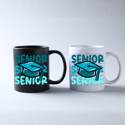 Senior PNG – Teal Graduation Cap Senior Design