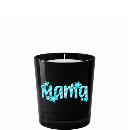 Mama Daisy Floral Blue PNG Design