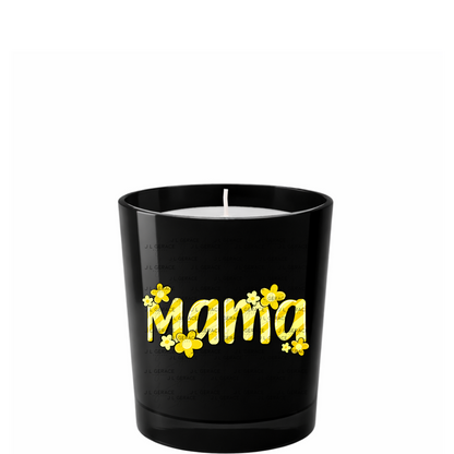 Mama Daisy Floral Yellow PNG Design