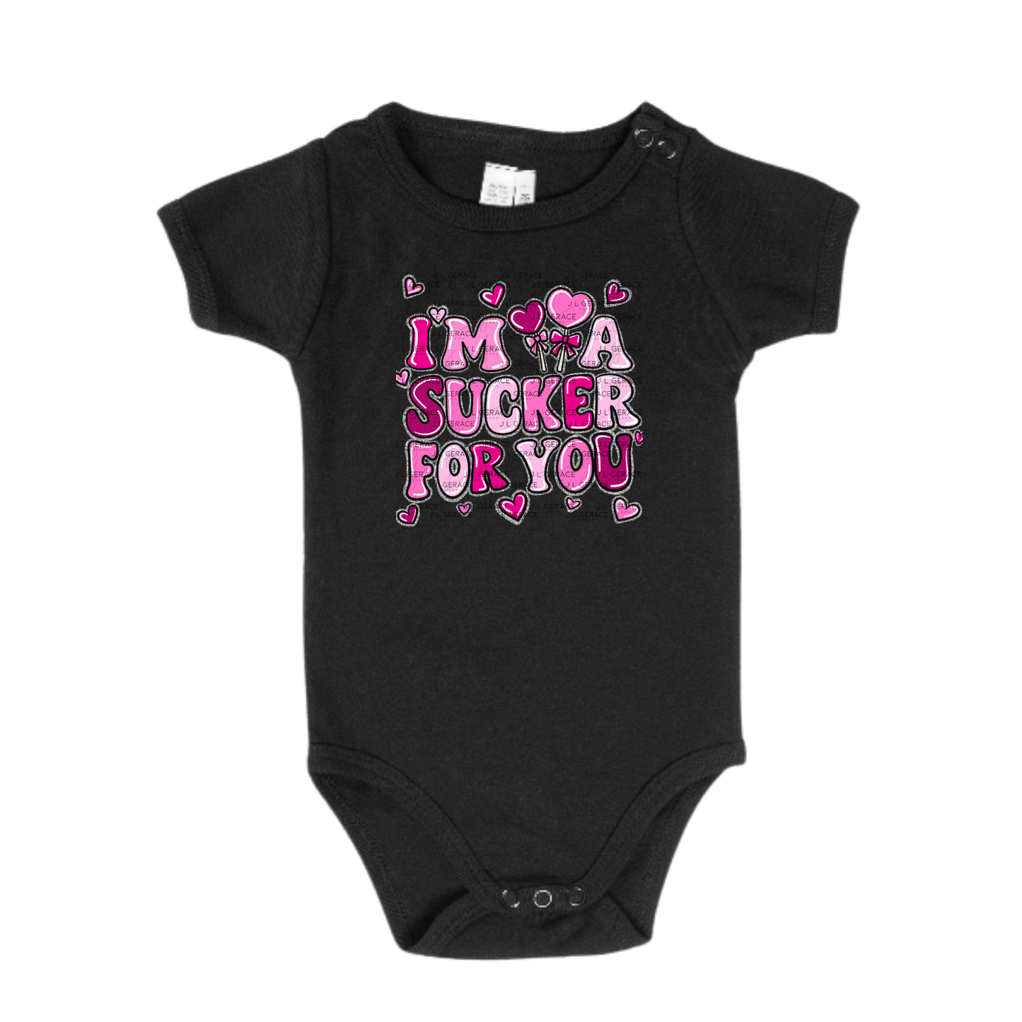 I’m a Sucker for You PNG Glitter Outline