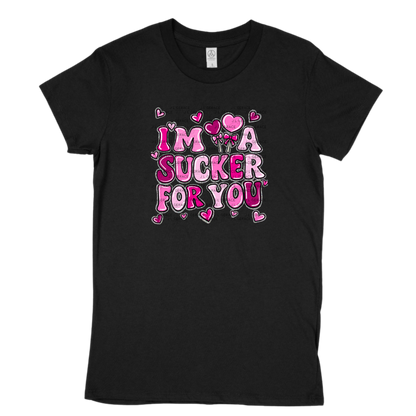 I’m a Sucker for You PNG Glitter Outline