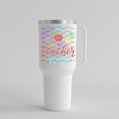 Don't Make Me Use My Teacher Voice Colorful PNG