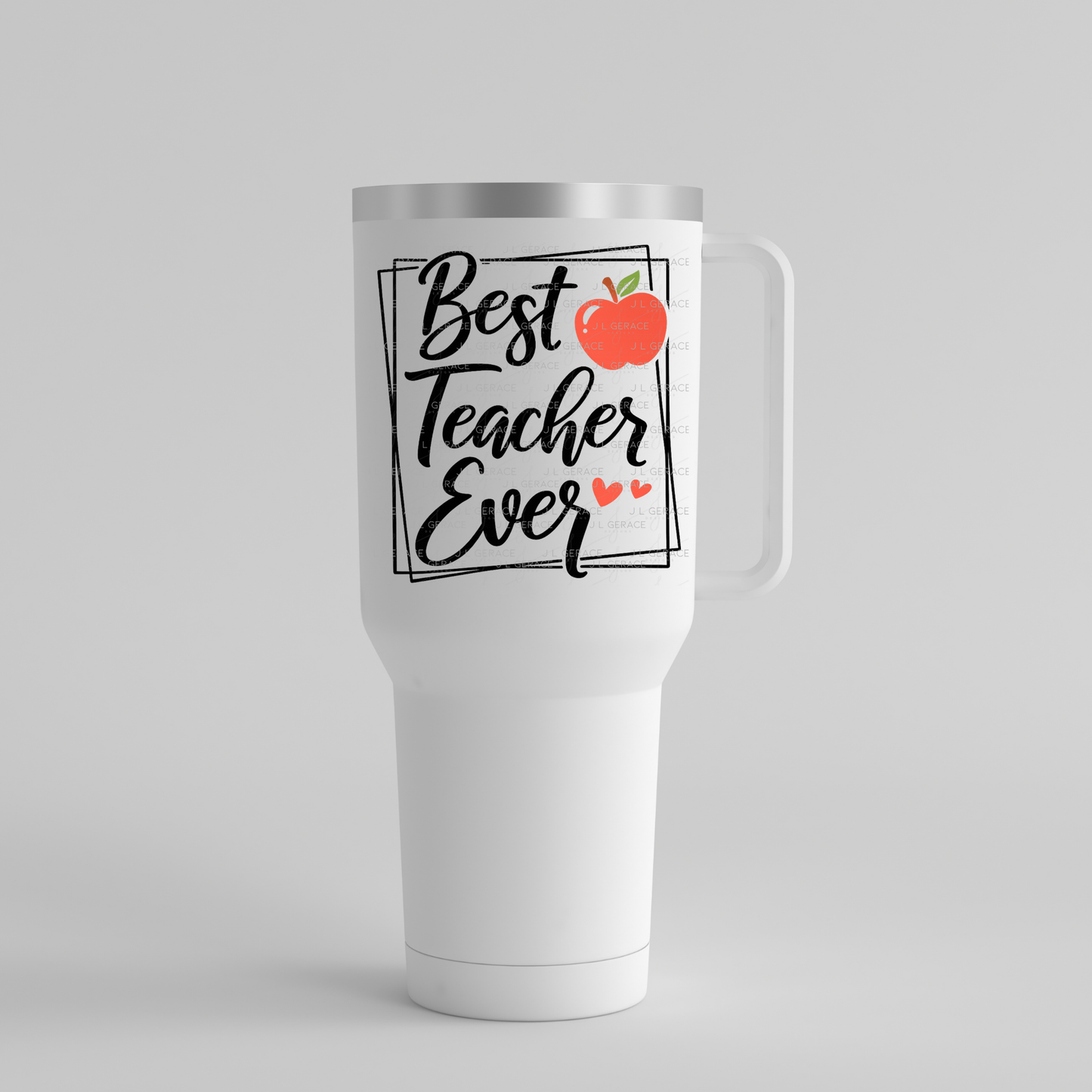 Best Teacher Ever Apple PNG (2 Colors)