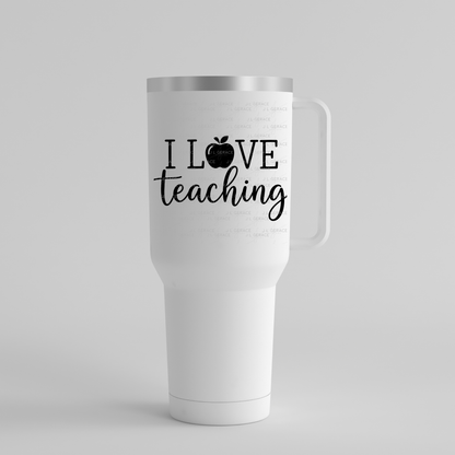 I Love Teaching Apple Teacher Colorful PNG (2 Colors)