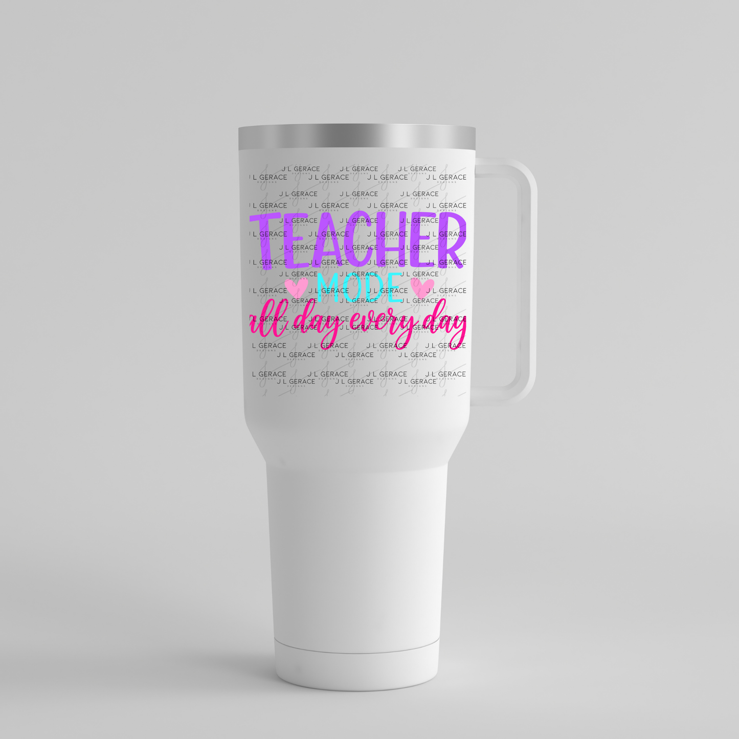 Teacher Mode All Day Every Day Colorful PNG Digital Download