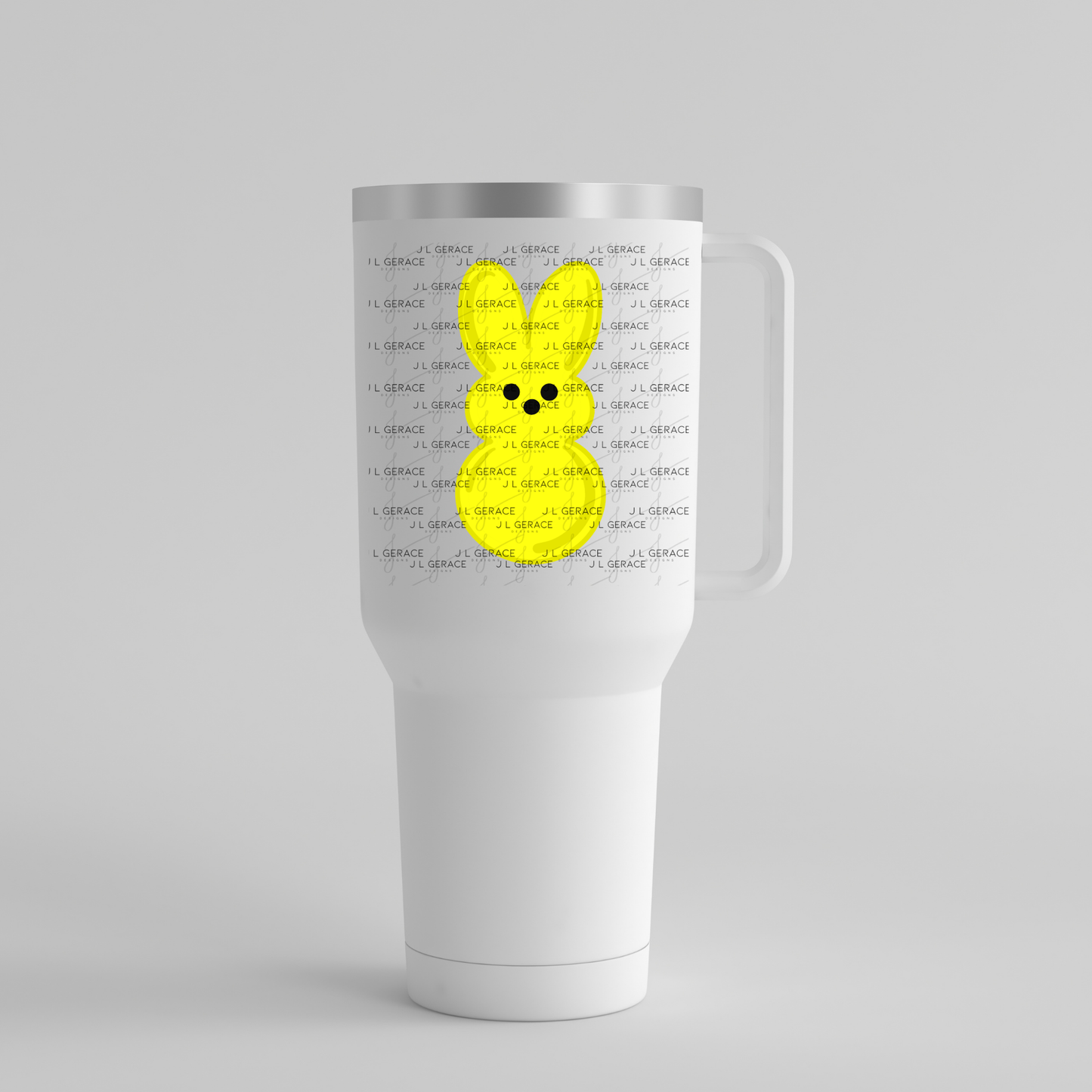 Yellow Bunny Peep Easter Clipart Sublimation PNG