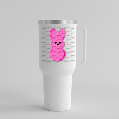 Pink Bunny Peep Easter Candy Clipart Sublimation PNG