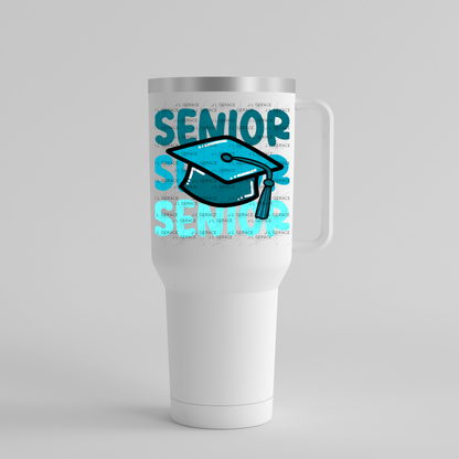 Senior PNG – Teal Graduation Cap Senior Design
