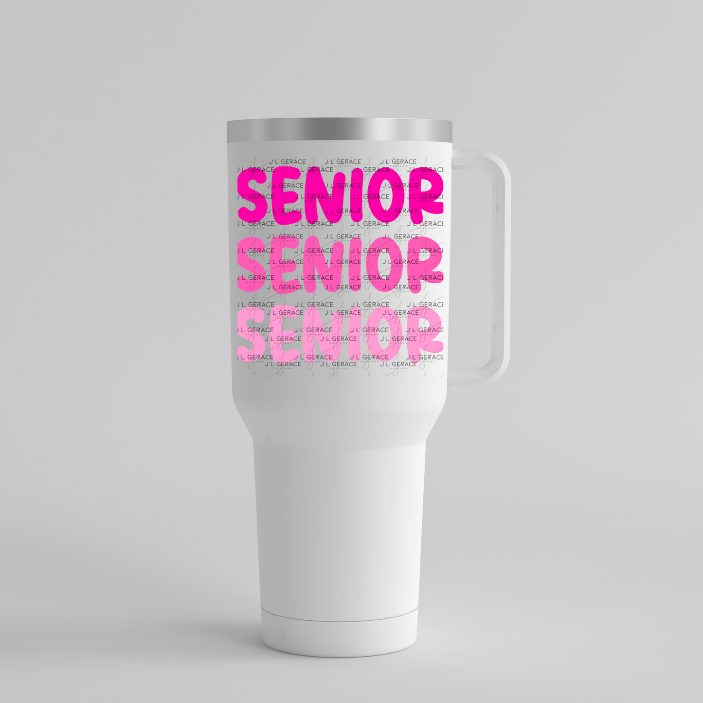 Senior PNG – Pink Ombre Graduation Design for Class of 2026