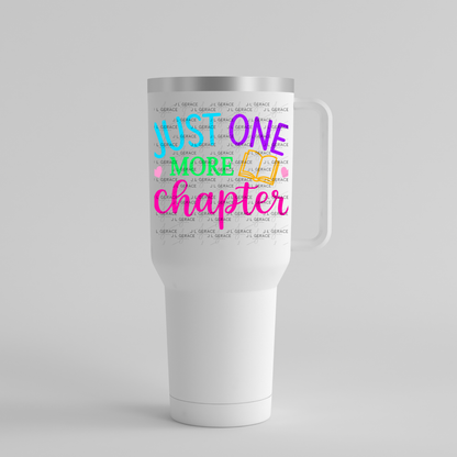 Just One More Chapter Teacher Colorful PNG