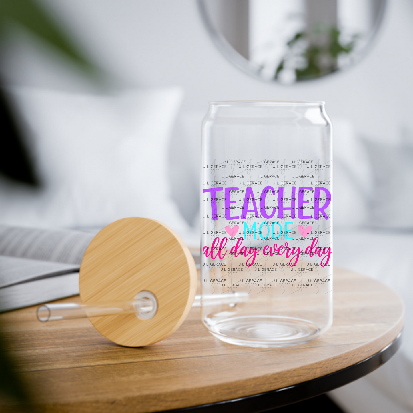 Teacher Mode All Day Every Day Colorful PNG Digital Download