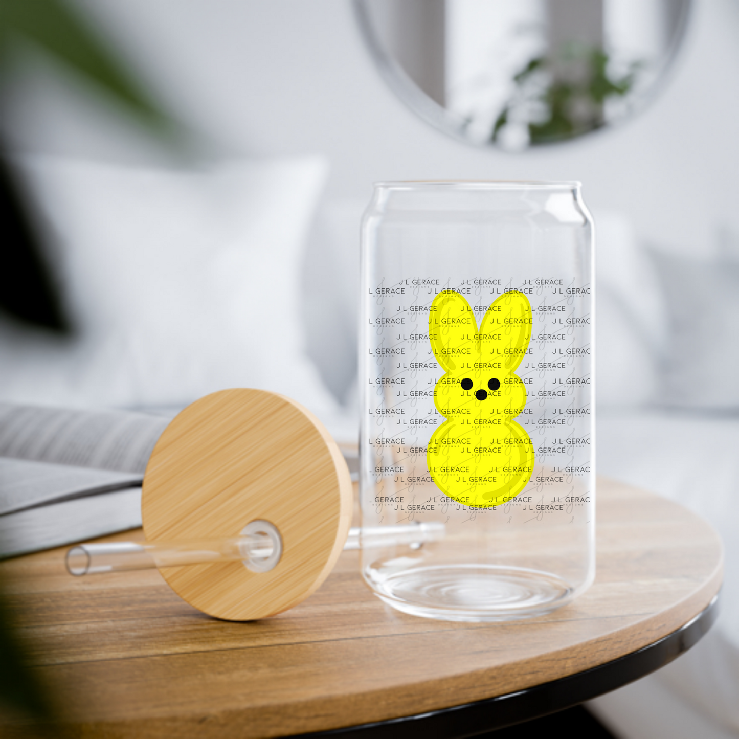 Yellow Bunny Peep Easter Clipart Sublimation PNG