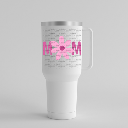 Mom Daisy Floral Rose Pink PNG Design