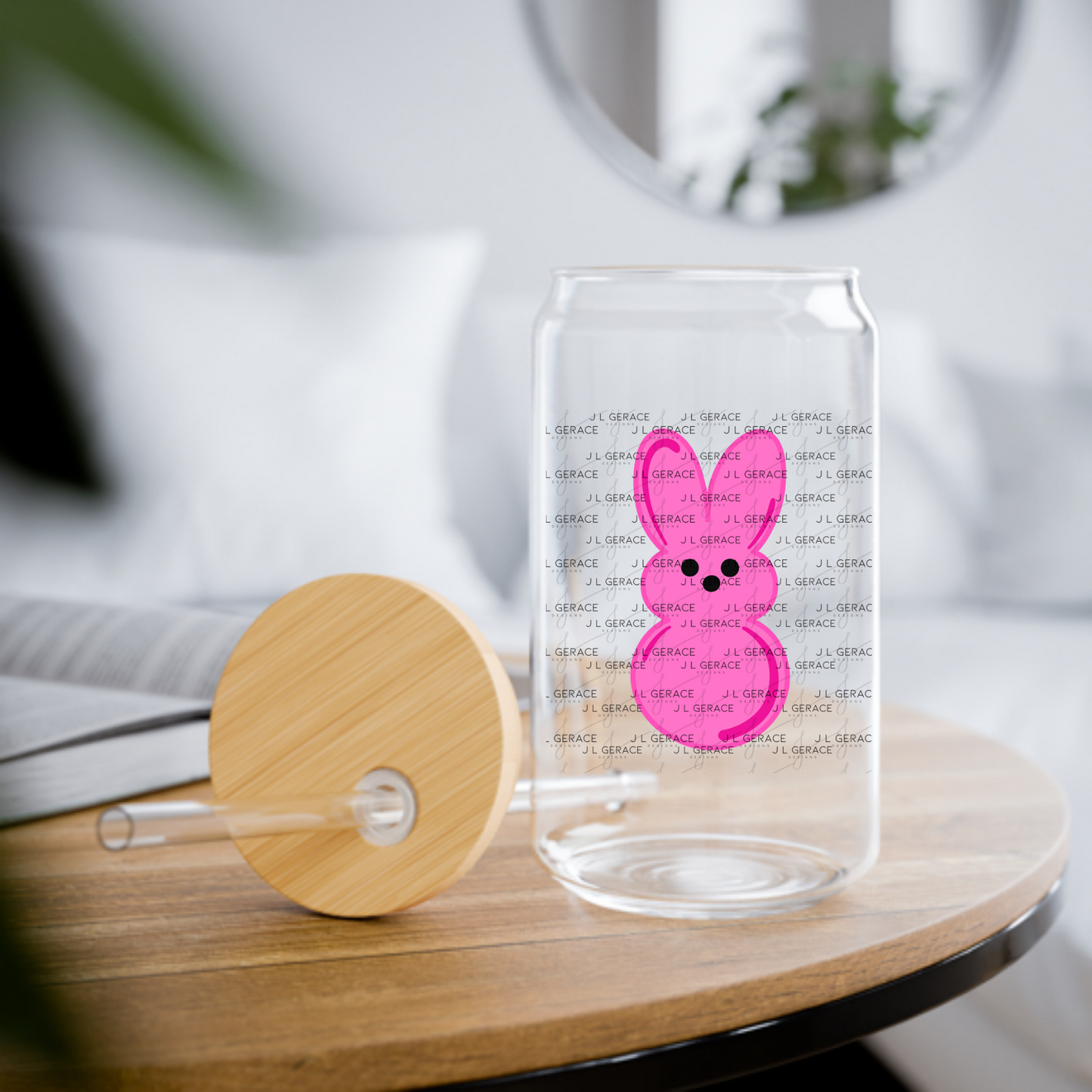 Pink Bunny Peep Easter Candy Clipart Sublimation PNG