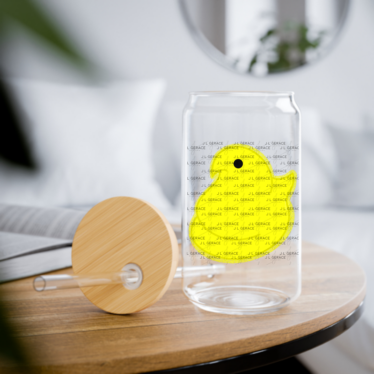 Yellow Glitter Easter Peep Chick Clipart Sublimation PNG