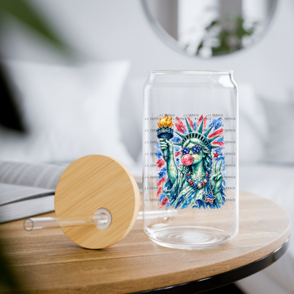 Liberty Statue Bubblegum Patriotic PNG Design