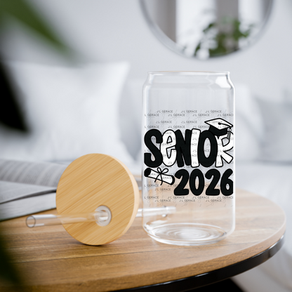 Senior 2026 PNG – Graduation Cap and Diploma Sublimation Design