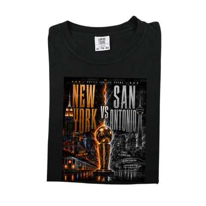 New York vs San Antonio Championship Basketball PNG Design
