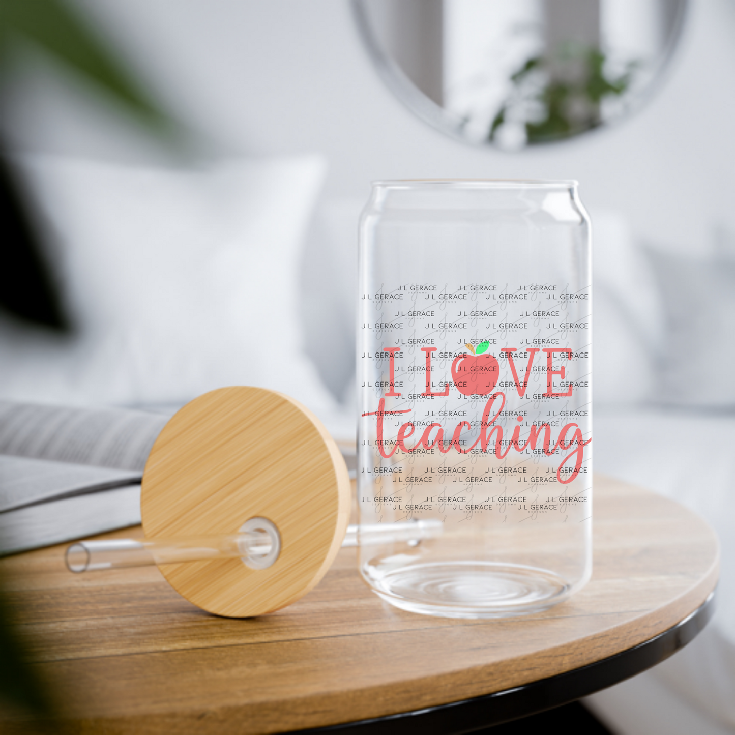 I Love Teaching Apple Teacher Colorful PNG