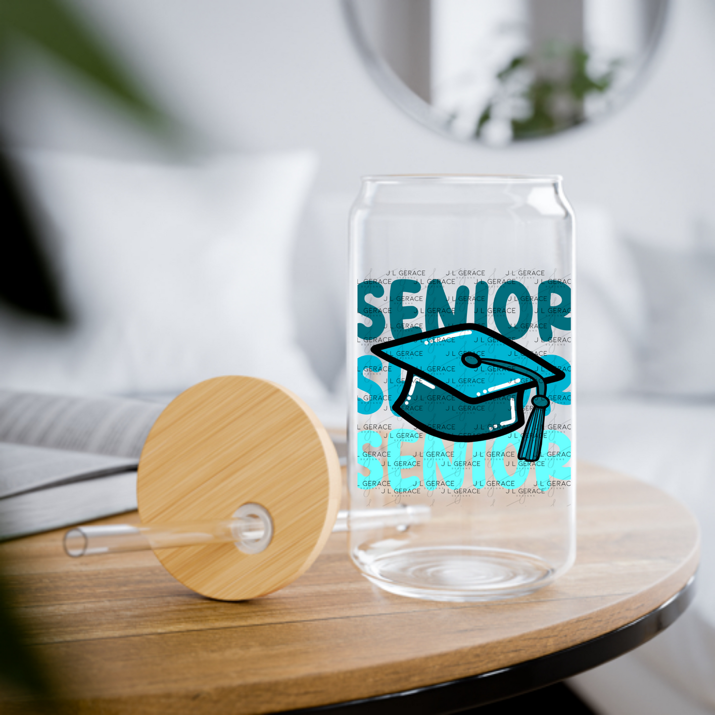 Senior PNG – Teal Graduation Cap Senior Design