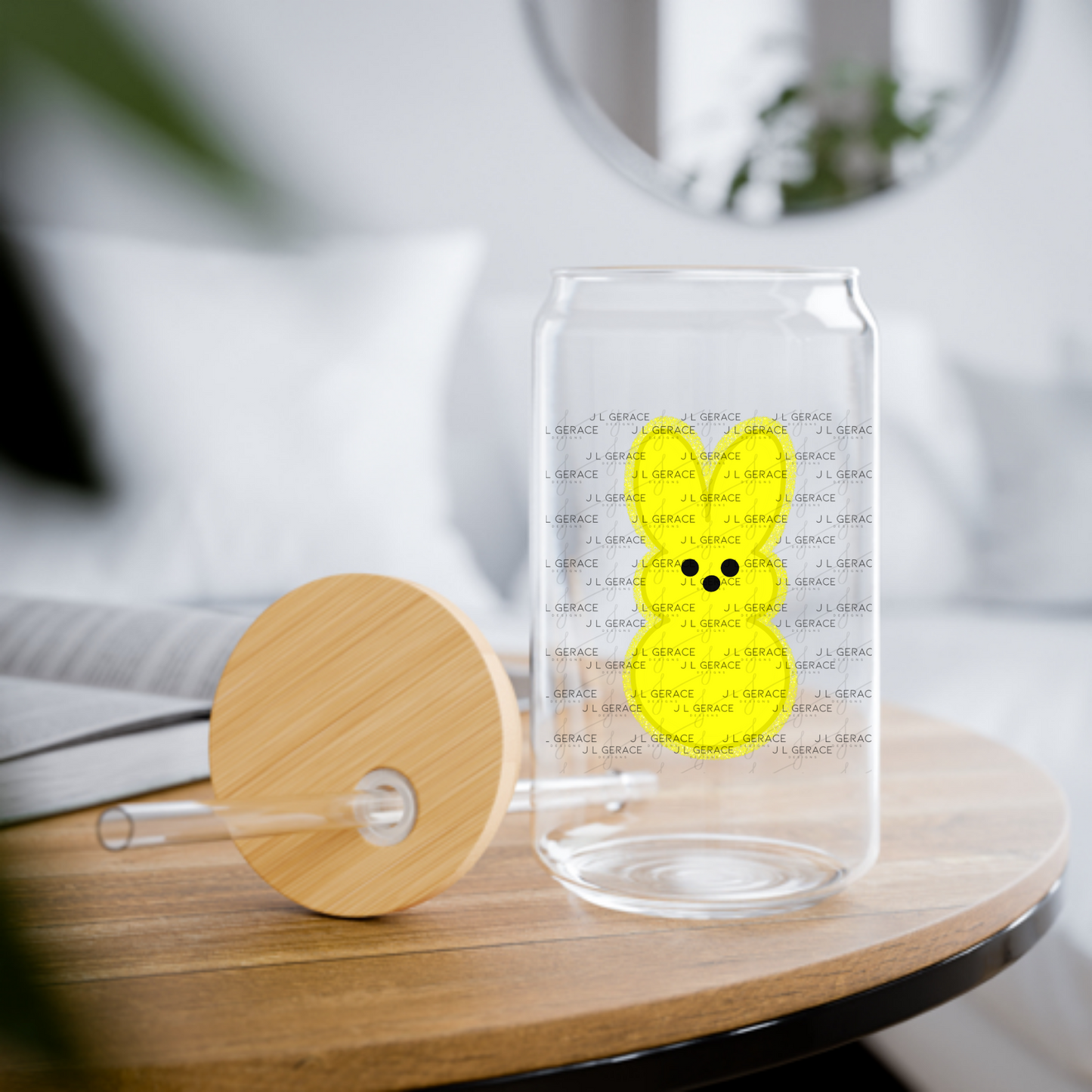 Yellow Bunny Peep Easter Clipart Sublimation PNG